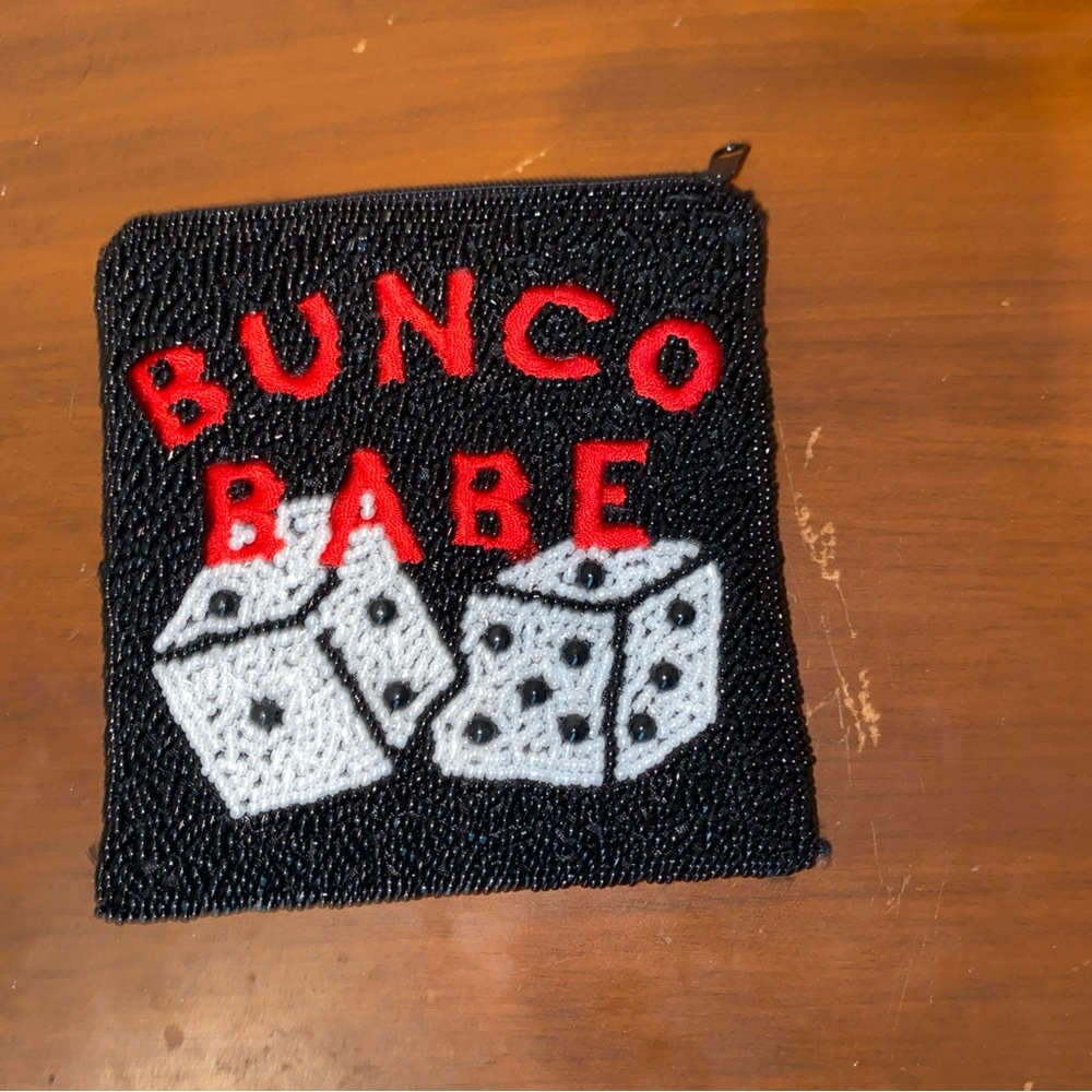 Black and Red Dice Mini Bag